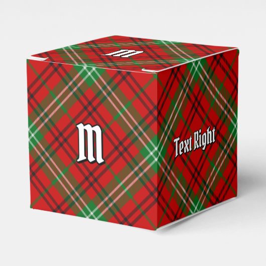 Clan Morrison Red Tartan Gevor Box Geschenkschachtel (Vorderseite)