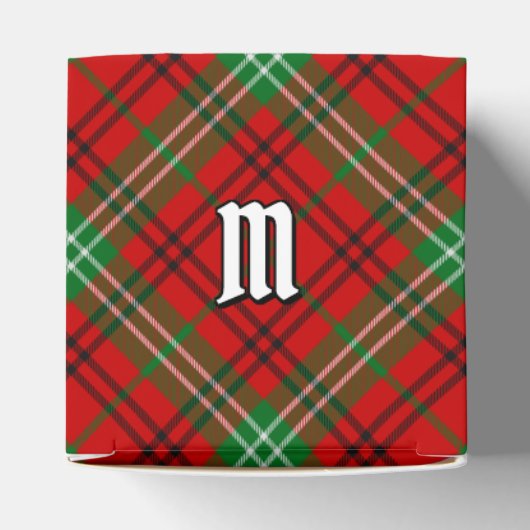 Clan Morrison Red Tartan Gevor Box Geschenkschachtel (Oben)