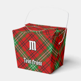 Clan Morrison Red Tartan Gevor Box Geschenkschachtel