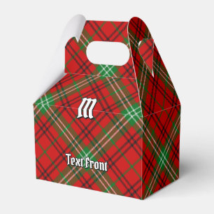 Clan Morrison Red Tartan Gevor Box Geschenkschachtel
