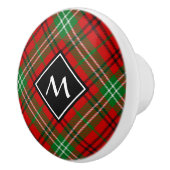Clan Morrison Red Tartan Keramik Knob Keramikknauf (Rechts)