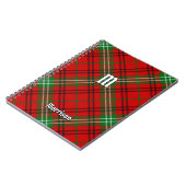 Clan Morrison Red Tartan Notebook Notizblock (Linke Seite)
