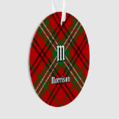 Clan Morrison Red Tartan Ornament (Vorderseite)