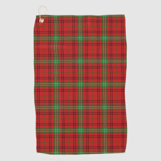 Clan Morrison Scottish Tartan Golfhandtuch (Vorderseite)
