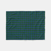 Clan Morrison Tartan Fleecedecke (Vorderseite (Horizontal))
