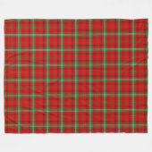 Clan Morrison Tartan Fleecedecke (Vorderseite (Horizontal))