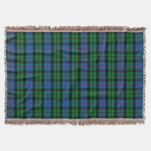 Clan Morrison Tartan Kariert Decke (Vorderseite)