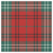 Clan Morrison Tartan Red and Green Kariert Stoff (Nahaufnahme)