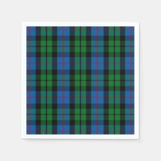 Clan Morrison Tartan Serviette (Vorderseite)