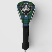 Clan Morrison Wappen & Jagd Tartan Golf Headcover (Vorderseite)