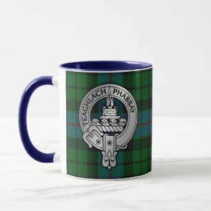 Clan Morrison Wappen & Jagd Tartan Tasse