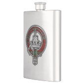Clan Morrison Wappen & Tartan-Flasche Flachmann (Links)