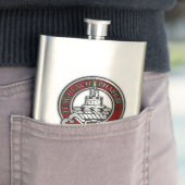 Clan Morrison Wappen & Tartan-Flasche Flachmann (Beispiel)