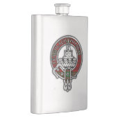 Clan Morrison Wappen & Tartan Flask Flachmann (Rechts)