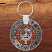 Clan Morrison Wappen & Tartan Knot Schlüsselanhäng Schlüsselanhänger (Vorderseite)