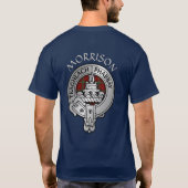 Clan Morrison Wappen & Tartan T-Shirt (Rückseite)