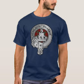 Clan Morrison Wappen & Tartan T-Shirt (Vorderseite)