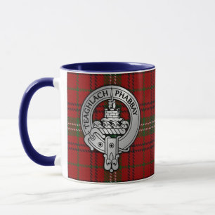 Clan Morrison Wappen & Tartan Tasse