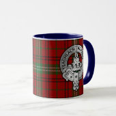 Clan Morrison Wappen & Tartan Tasse (VorderseiteRechts)