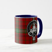 Clan Morrison Wappen & Tartan Tasse (VorderseiteRechts)