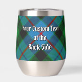 Clan Morrison Wappen über die Jagd auf Tartan (Rückseite)