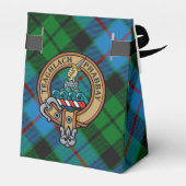 Clan Morrison Wappen über Jagd Tartan Gevor Box Geschenkschachtel (Rückseite)