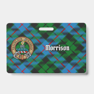 Clan Morrison Wappen über Jagdtartan Ausweis