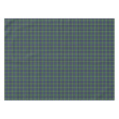 Clan Muir Blue und Green Scottish Tartan Tischdecke (Vorderseite (Horizontal))