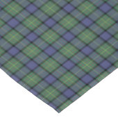 Clan Muir Blue und Green Scottish Tartan Tischdecke (Schrägansicht)