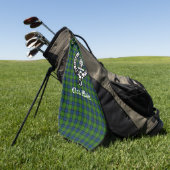 Clan Muir oder mehr Wappen Abzeichen & Tartan Golfhandtuch (Gras)