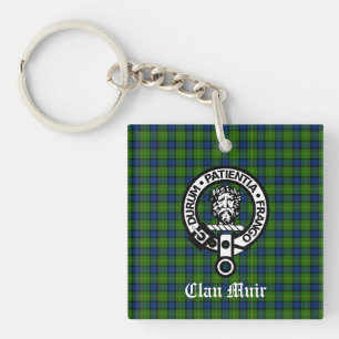 Clan Muir oder mehr Wappen Abzeichen & Tartan Schlüsselanhänger
