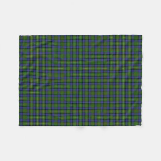Clan Muir Tartan Fleecedecke (Vorderseite (Horizontal))
