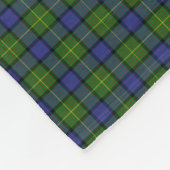 Clan Muir Tartan Fleecedecke (Ecke)