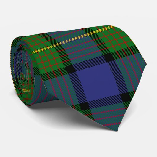 Clan Muir Tartan Krawatte (Gerollt)