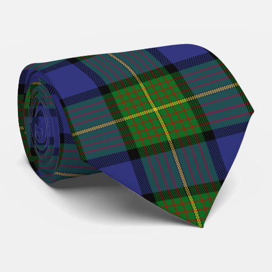 Clan Muir Tartan Krawatte (Gerollt)
