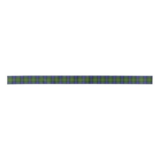 Clan Muir Tartan Satinband (Vorderseite)
