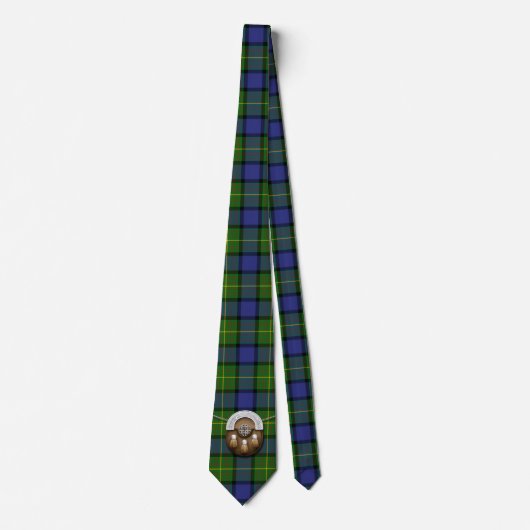 Clan Muir Tartan und Sporran Krawatte (Vorderseite)