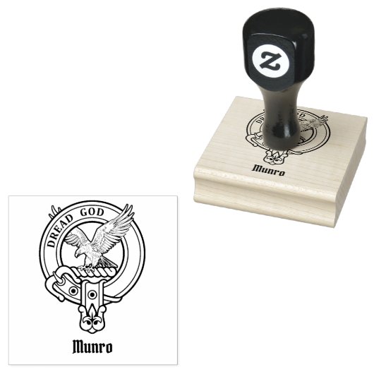 Clan Munro Crest Gummistempel (Stempel)