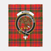 Clan Munro Modern Tartan Kariert Fleecedecke (Vorderseite)