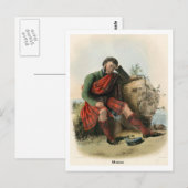 Clan Munro Postkarte (Vorne/Hinten)
