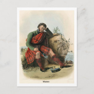 Clan Munro Postkarte