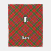 Clan Munro Tartan Fleecedecke (Vorderseite)