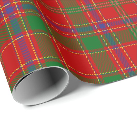 Clan Munro Tartan Geschenkpapier (Rolleneckpunkt)