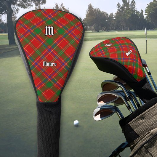 Clan Munro Tartan Golf Headcover