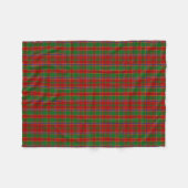 Clan Munro Tartan Kariert Fleecedecke (Vorderseite (Horizontal))