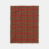 Clan Munro Tartan Kariert Fleecedecke (Vorderseite)