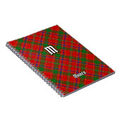 Clan Munro Tartan Notizblock (Rechte Seite)
