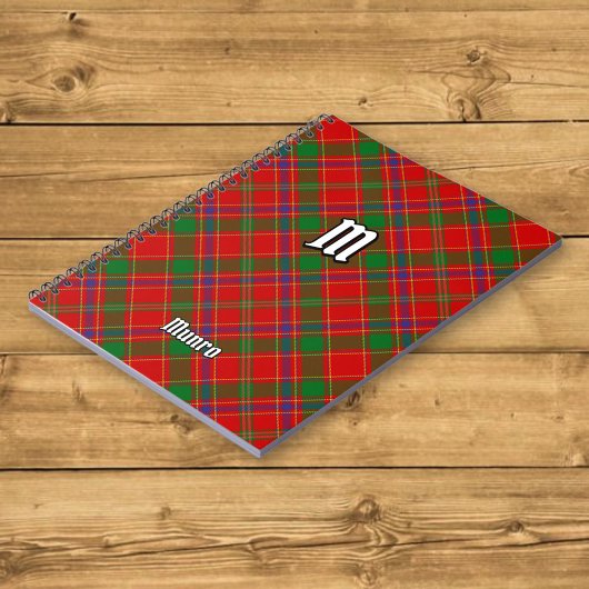 Clan Munro Tartan Notizblock