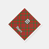Clan Munro Tartan Serviette (Ecke)