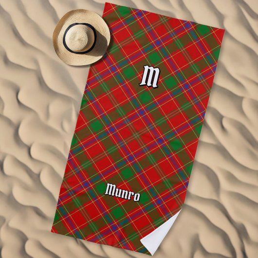 Clan Munro Tartan Strandtuch